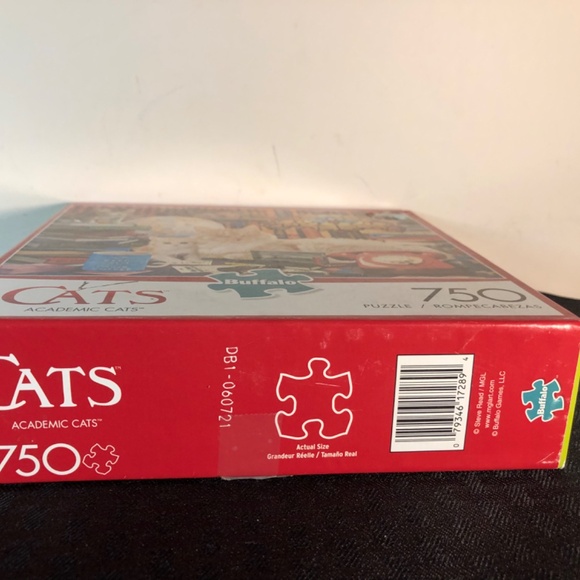 Academic Cats" 750-piece jigsaw puzzle by Buffalo Games - Picture 6 of 8
